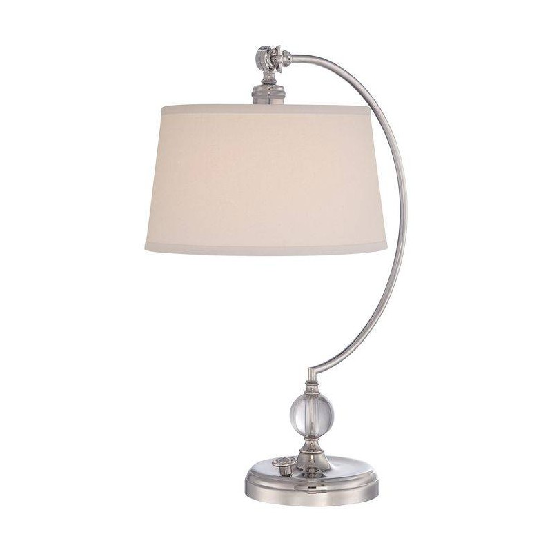 Lampe Jenkins Nickel 1x100W E27 QUOIZEL QZ-JENKINS-TL PN