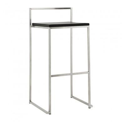 Tabouret De Bar Meto Noir L45  BS00110BL