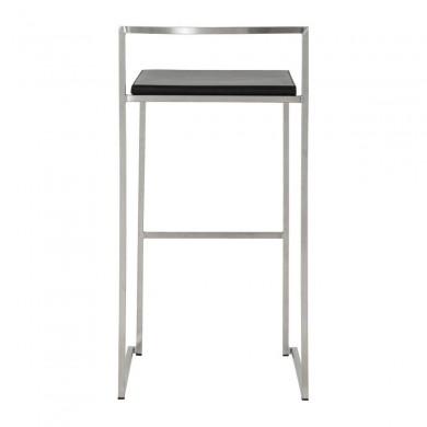 Tabouret De Bar Meto Noir L45  BS00110BL