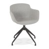 Fauteuil Tori Gris clair Noir  AC03960LGBL