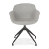 Fauteuil Tori Gris clair Noir  AC03960LGBL