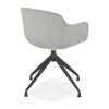 Fauteuil Tori Gris clair Noir  AC03960LGBL