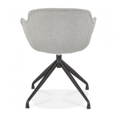 Fauteuil Tori Gris clair Noir  AC03960LGBL