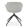 Fauteuil Tori Gris clair Noir  AC03960LGBL