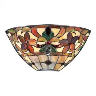 Applique Murale Kami style Tiffany Bronze Noir ELS_qzkamiwu qzkamiwu Applique Murale Kami style Tiffany Bronze Noir QUOIZEL qzkamiwu
