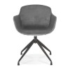 Fauteuil Krampo Gris Noir  AC03920GRBL