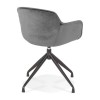 Fauteuil Krampo Gris Noir  AC03920GRBL