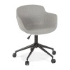 Fauteuil Staff Gris clair Noir  AC03890LGBL