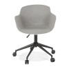 Fauteuil Staff Gris clair Noir  AC03890LGBL