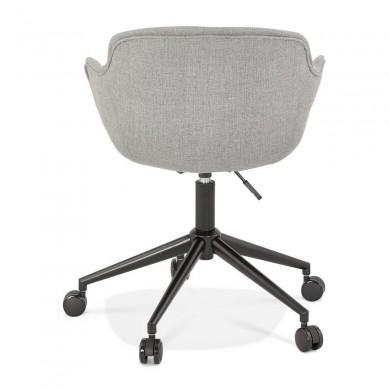 Fauteuil Staff Gris clair Noir  AC03890LGBL