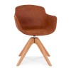 Fauteuil Charles Marron Naturel  AC03760BRNA