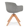 Fauteuil Tigru Gris clair Naturel  AC03740LGNA