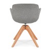 Fauteuil Tigru Gris clair Naturel  AC03740LGNA