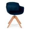 Fauteuil Marnie Bleu Naturel  AC03730BUNA