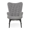 Fauteuil Wahou Blanc Noir  AC03610DI