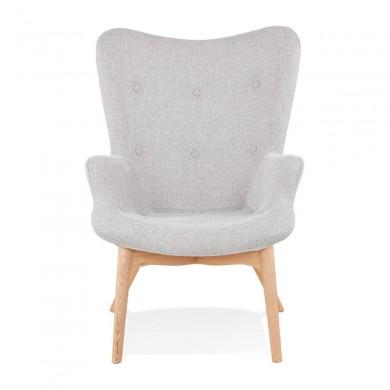 Fauteuil Yuki Gris Naturel  AC03470GRNA