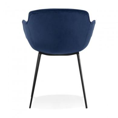 Fauteuil Lorel Bleu Noir  AC03400BUBL