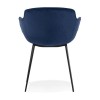 Fauteuil Lorel Bleu Noir  AC03400BUBL