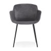 Fauteuil Lorel Gris Noir  AC03380GRBL