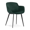 Fauteuil Lorel Vert Noir  AC03370GEBL