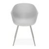 Fauteuil Stileto Gris  AC03070GR