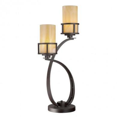 Lampe Kyle Bronze 2x100W E27 ELS_qzkyletl QZ-KYLE-TL Lampe Kyle Bronze 2x100W E27 QUOIZEL QZ-KYLE-TL