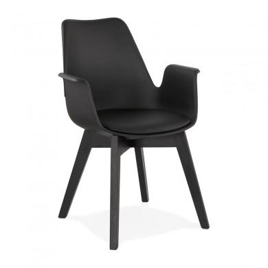 Fauteuil Alcapone Noir  AC02740BLBL