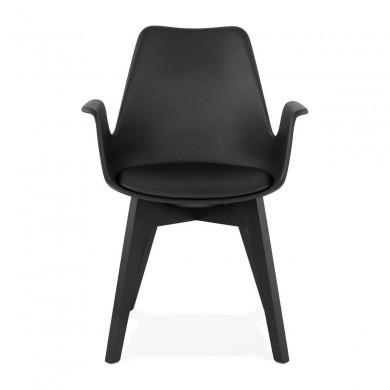 Fauteuil Alcapone Noir  AC02740BLBL