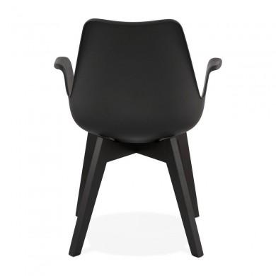 Fauteuil Alcapone Noir  AC02740BLBL