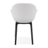 Fauteuil Elegans Gris clair Noir  AC02530LGBL