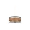 Suspension Laguna 4x60W Noir et cuivre QUOIZEL qzlagunap
