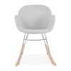 Fauteuil à Bascule Toggle Gris clair  AC02460LG