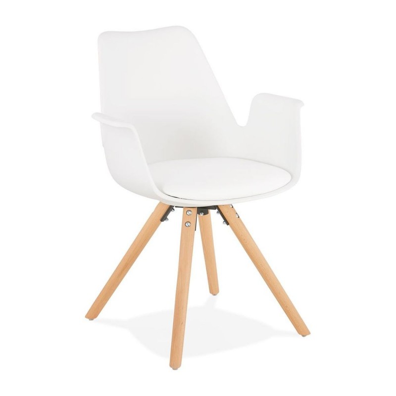 Fauteuil Skanor Blanc Naturel  AC02400WHNA