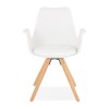 Fauteuil Skanor Blanc Naturel  AC02400WHNA