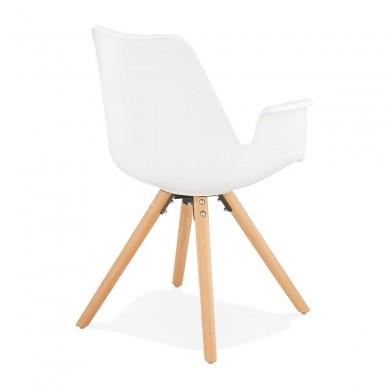 Fauteuil Skanor Blanc Naturel  AC02400WHNA