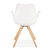 Fauteuil Skanor Blanc Naturel  AC02400WHNA