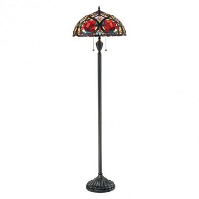 Lampadaire Tiffany Larissa 2x100W QUOIZEL qzlarissafl