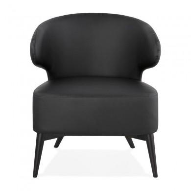 Fauteuil Crapaud Michel Noir  AC02230BLBL