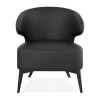 Fauteuil Crapaud Michel Noir  AC02230BLBL