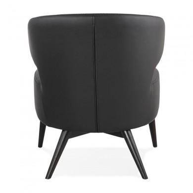 Fauteuil Crapaud Michel Noir  AC02230BLBL
