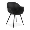 Fauteuil Stileto Noir  AC02180BL