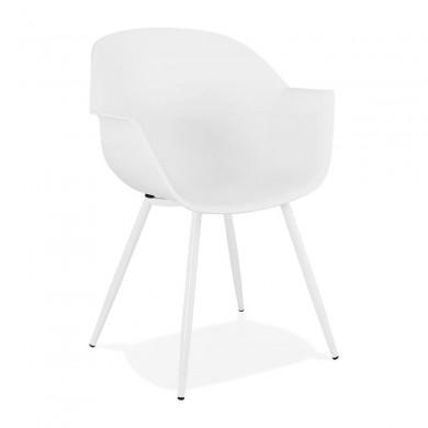 Fauteuil Stileto Blanc  AC02170WH