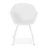 Fauteuil Stileto Blanc  AC02170WH