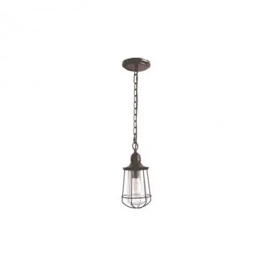 Suspension Marine ?15,2cm 1x60W Bronze foncé QUOIZEL qzmarine8s