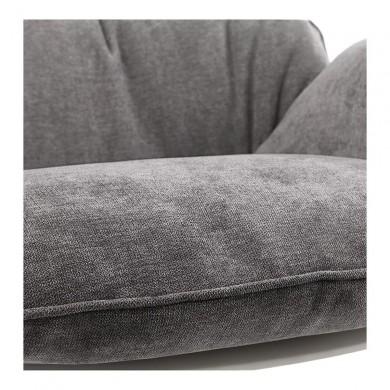 Fauteuil à Bascule Polochon Gris clair  AC01290LG