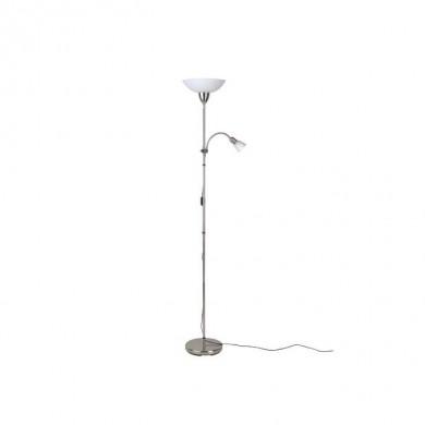 Lampadaire avec liseuse DARLINGTON 1x60W E27 ACIER BRI_27161_13 27161/13 Lampadaire avec liseuse DARLINGTON 1x60W E27 ACIER BRILLIANT 27161/13