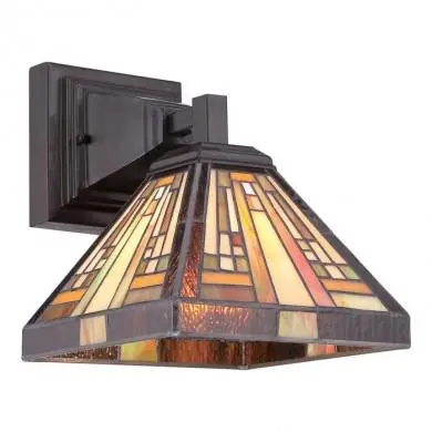 Applique Murale Stephen Bronze Noir style Tiffany ELS_qzstephen1 qzstephen1 Applique Murale Stephen Bronze Noir style Tiffany QUOIZEL qzstephen1