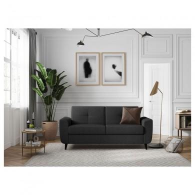 Canapé convertible Allan Gris Foncé 188cm  ALLAN140TGRFNR
