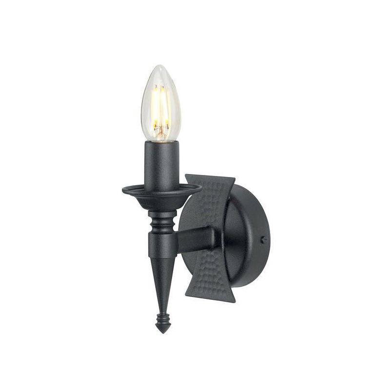 Applique Murale Saxon Noir 1x60W E14 ELSTEAD LIGHTING SAX1 BLK