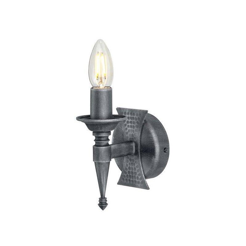 Applique Murale Saxon Noir Argenté 1x60W E14 ELSTEAD LIGHTING SAX1 BLK-SIL